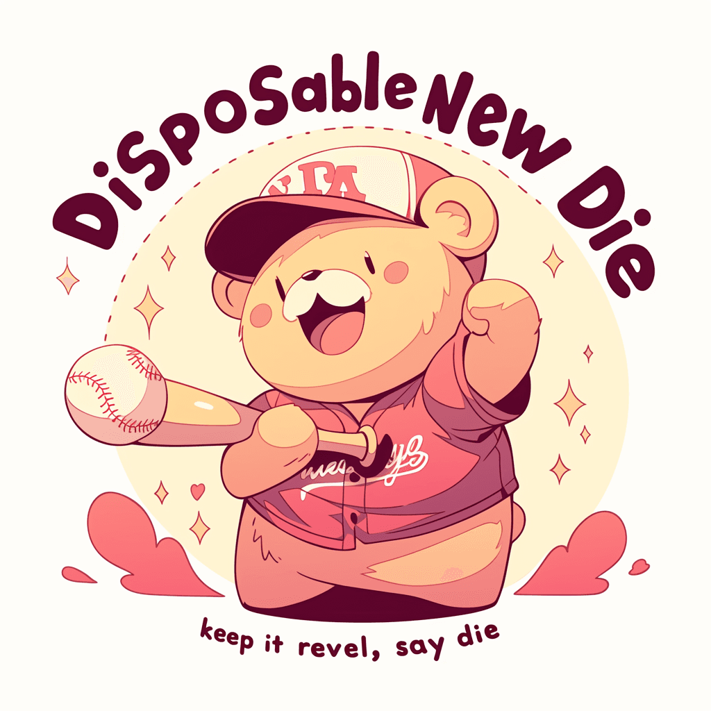 Retro Bear Sprint original repeating artwork