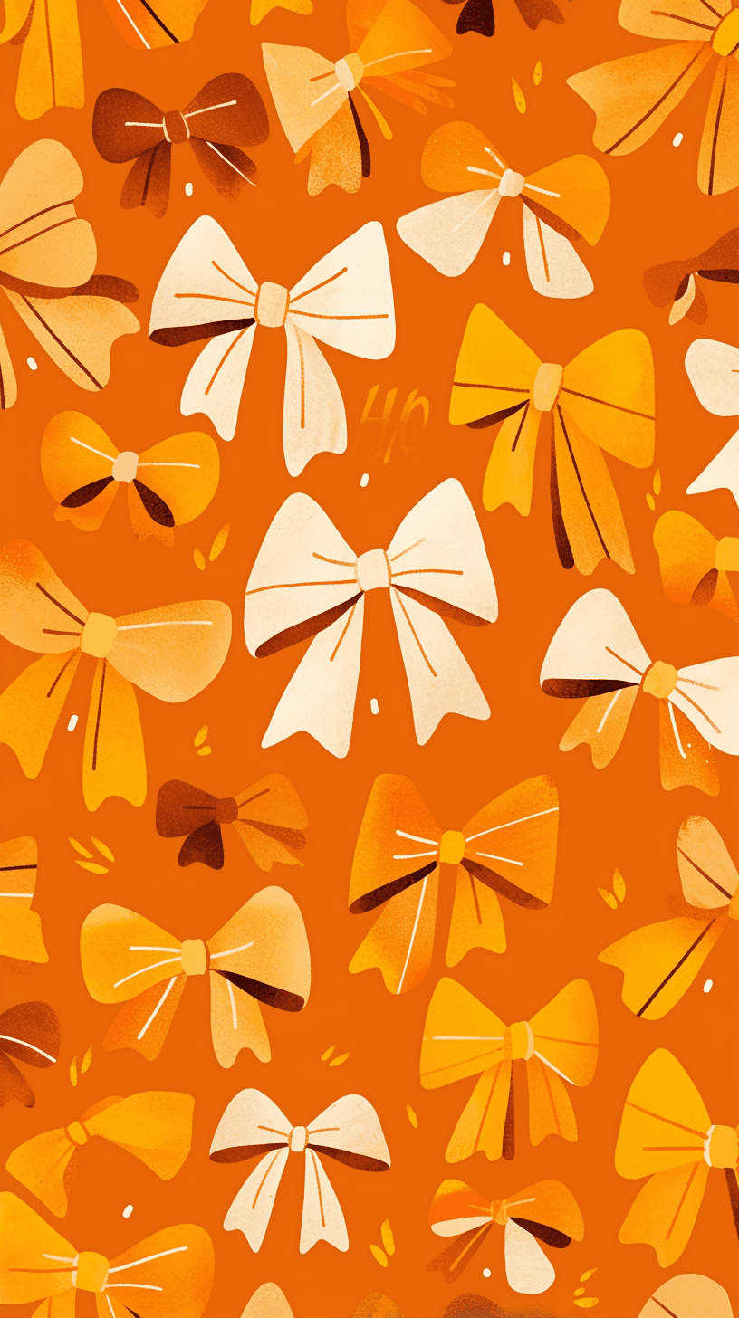 Retro Bow original repeating artwork