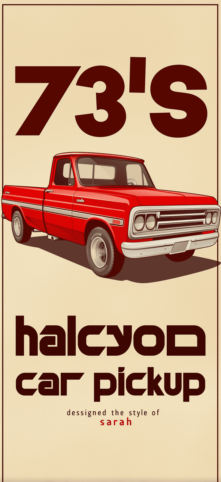 Retro Design 463 original repeating artwork