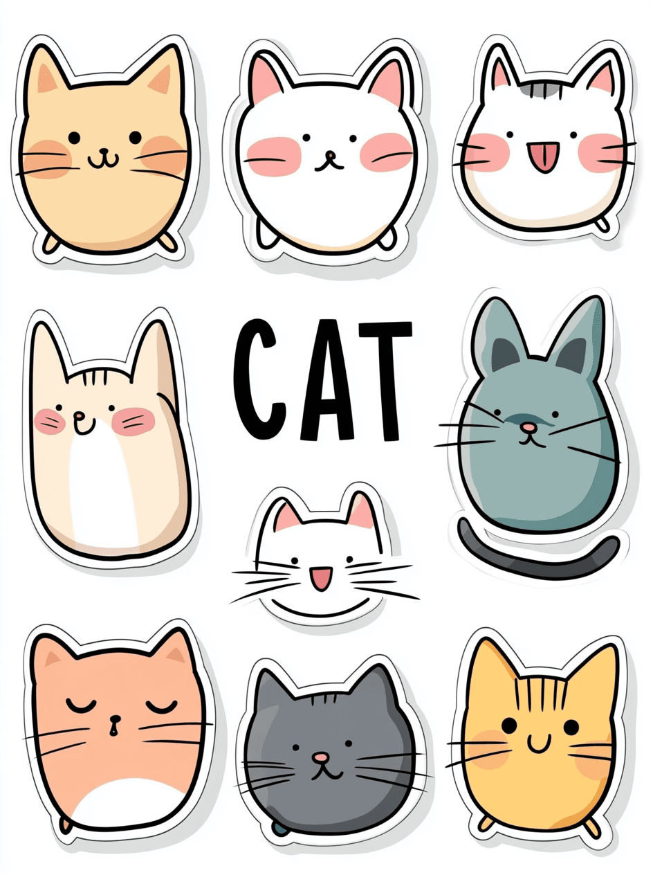 Cat 332 original repeating artwork
