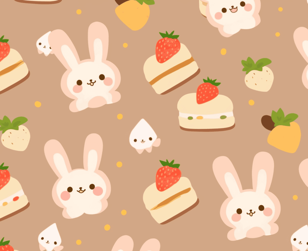 Bunny Flip original repeating artwork