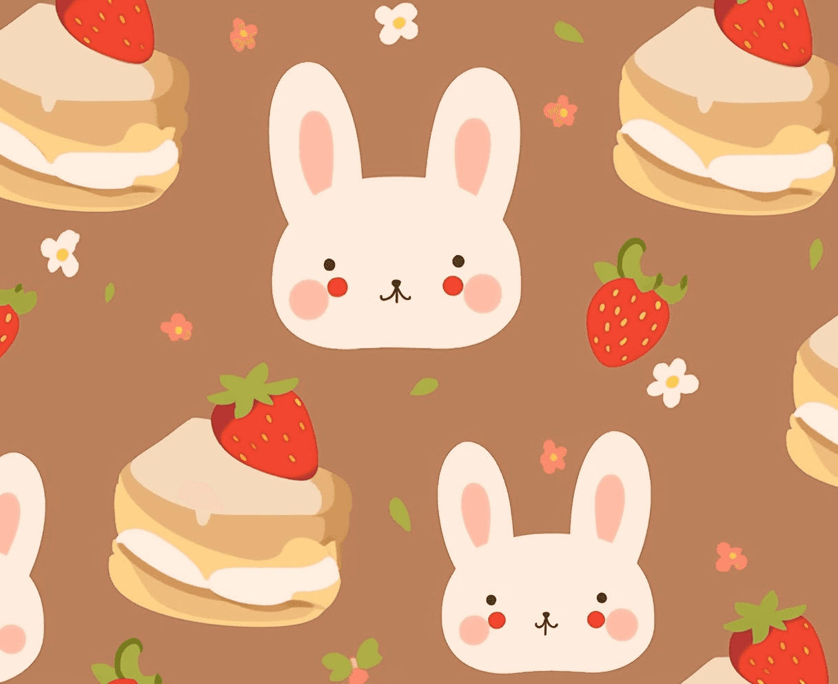 Bunny Kick original repeating artwork