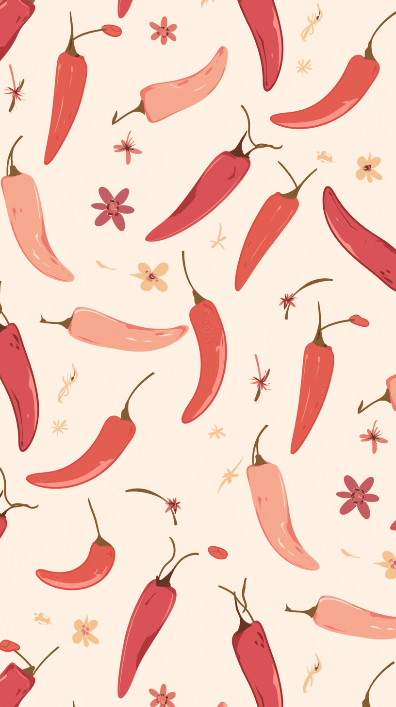 Chili Festival original repeating artwork