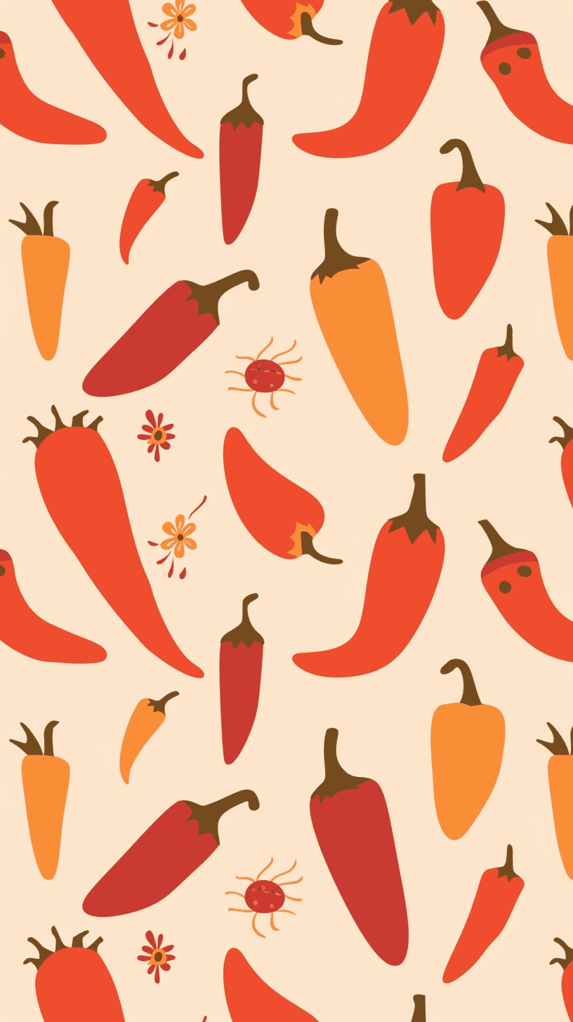 Chili Carnival original repeating artwork