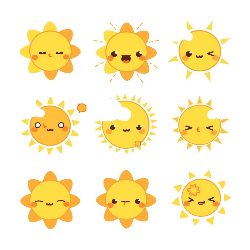 Sun Show original repeating artwork