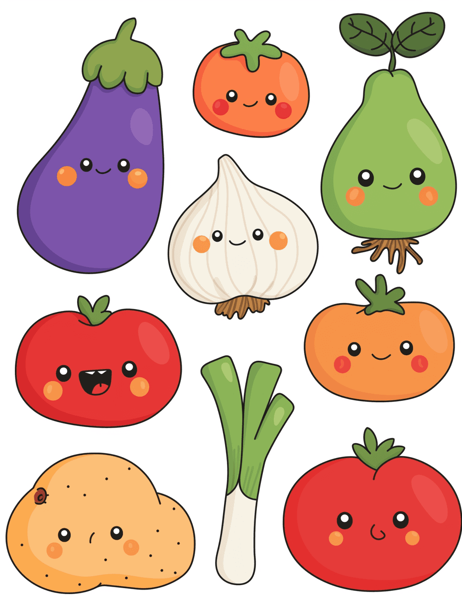 Veggies 017 original repeating artwork