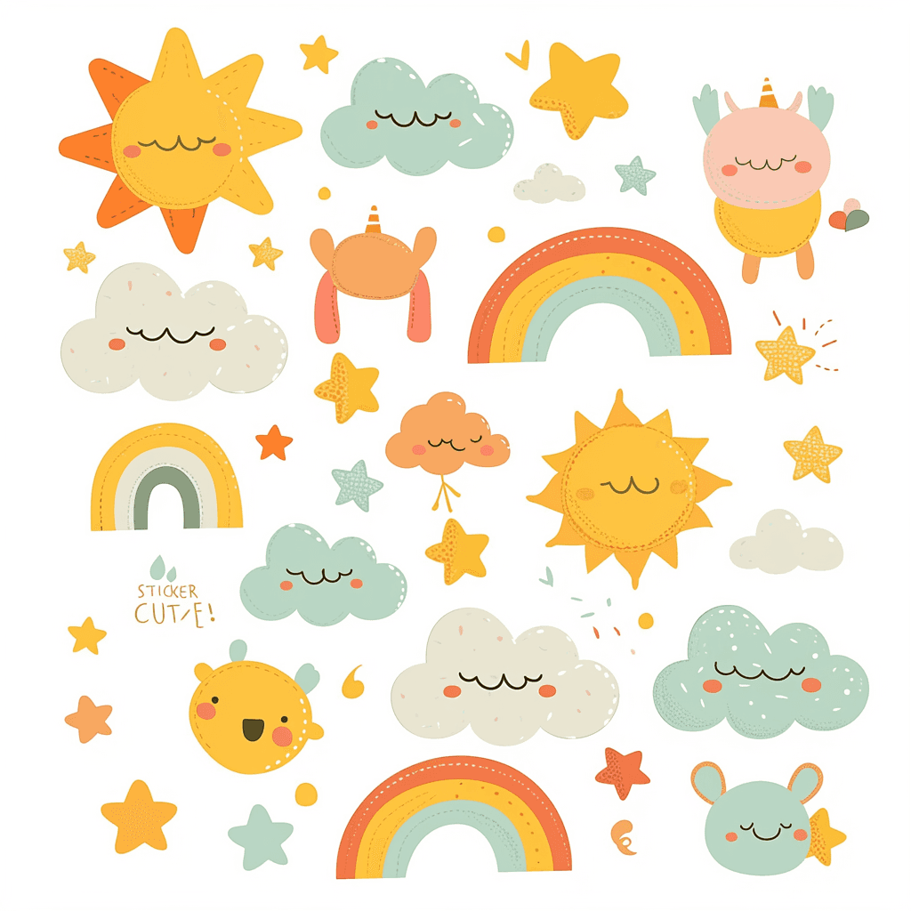 Rainbow Summit original repeating artwork