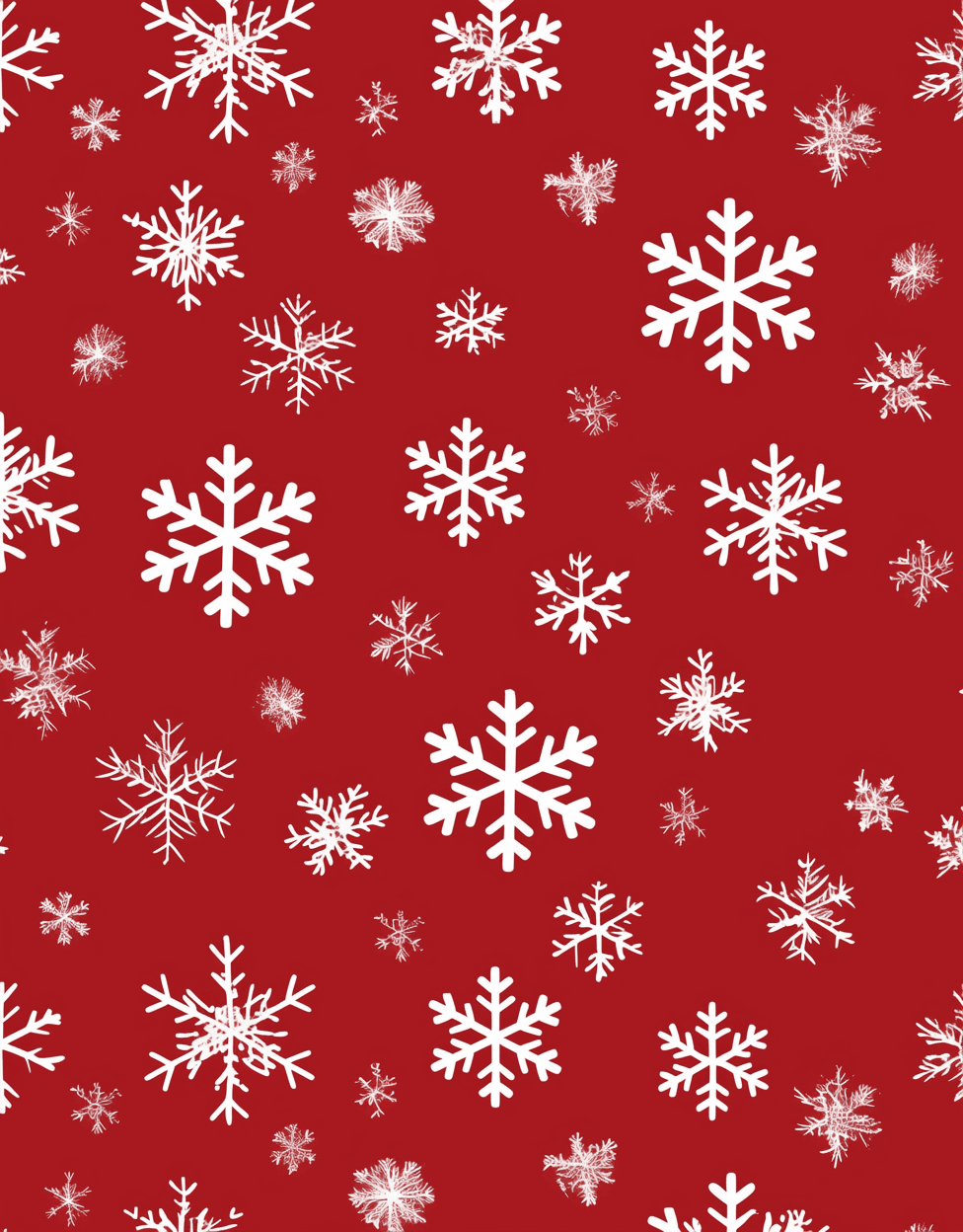 Snowflake Crew original repeating artwork