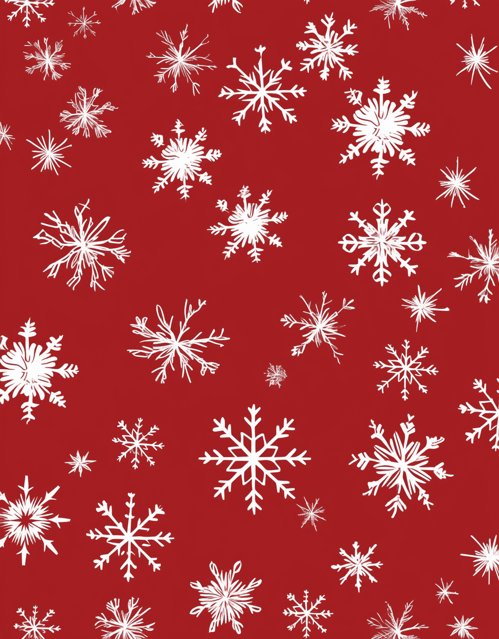 Snowflake Gang original repeating artwork