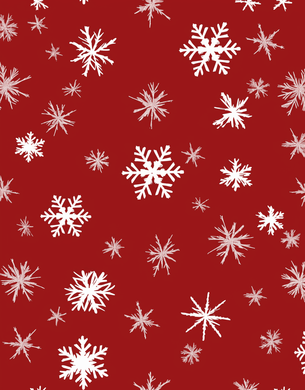 Snowflake Team original repeating artwork