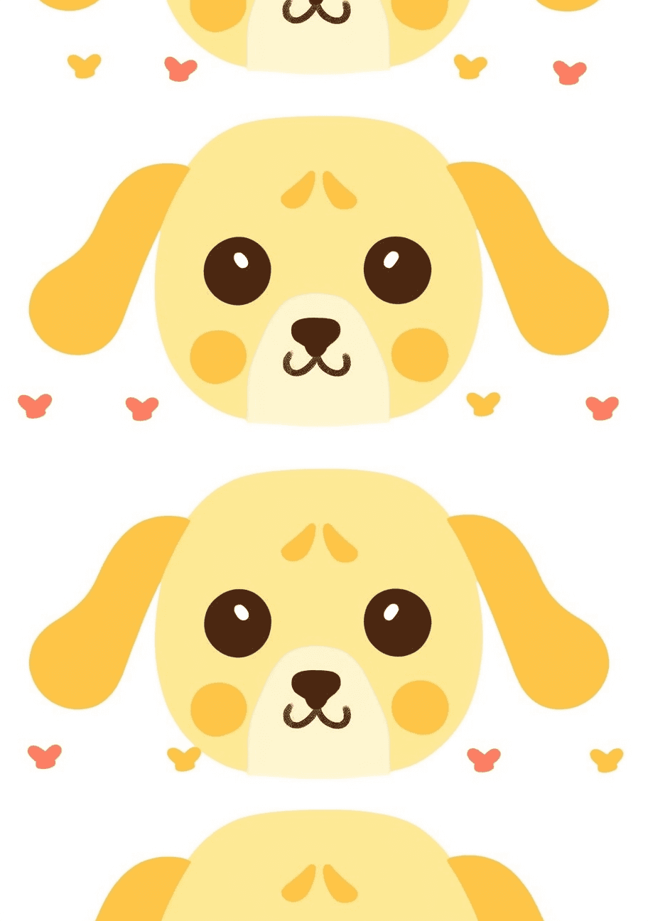 Dog Buzz original repeating artwork