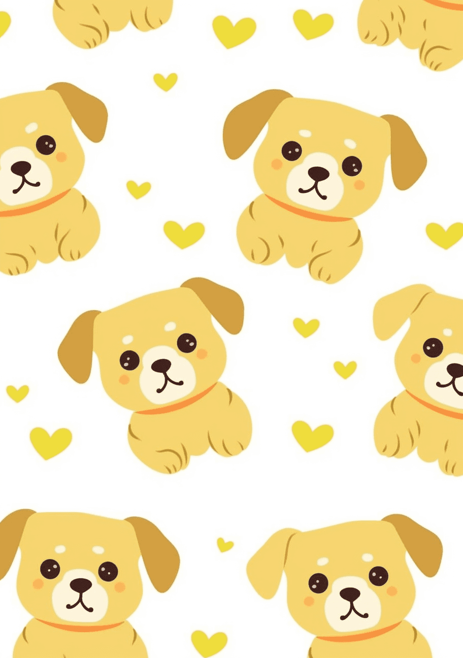 Dog 142 original repeating artwork