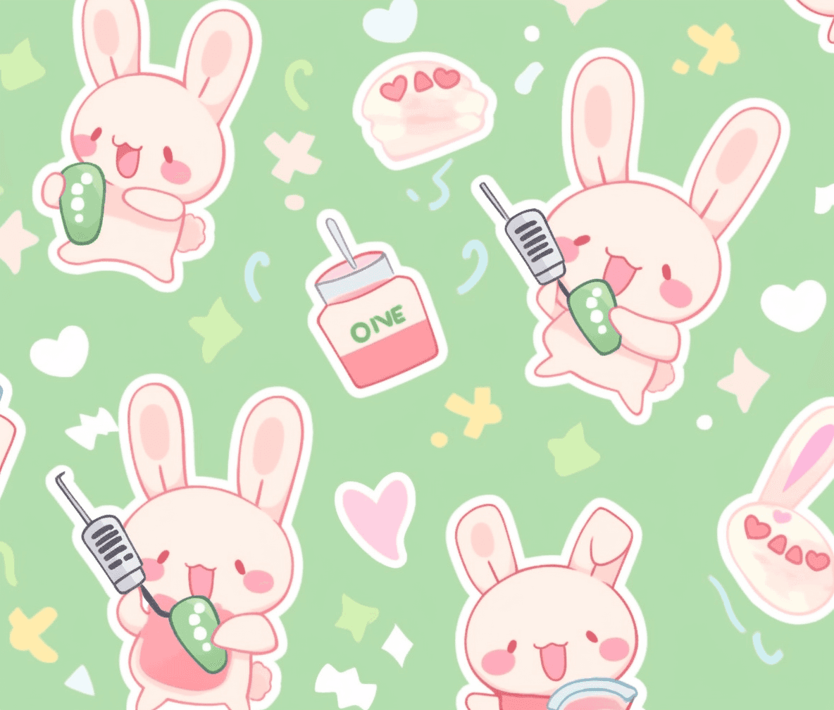 Bunny 319 original repeating artwork