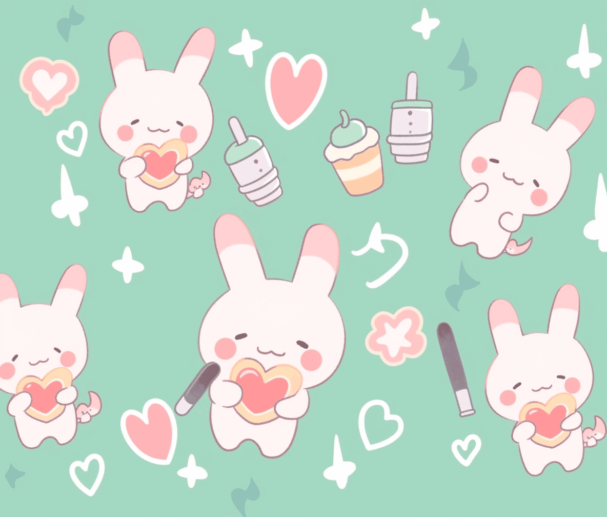 Bunny 351 original repeating artwork