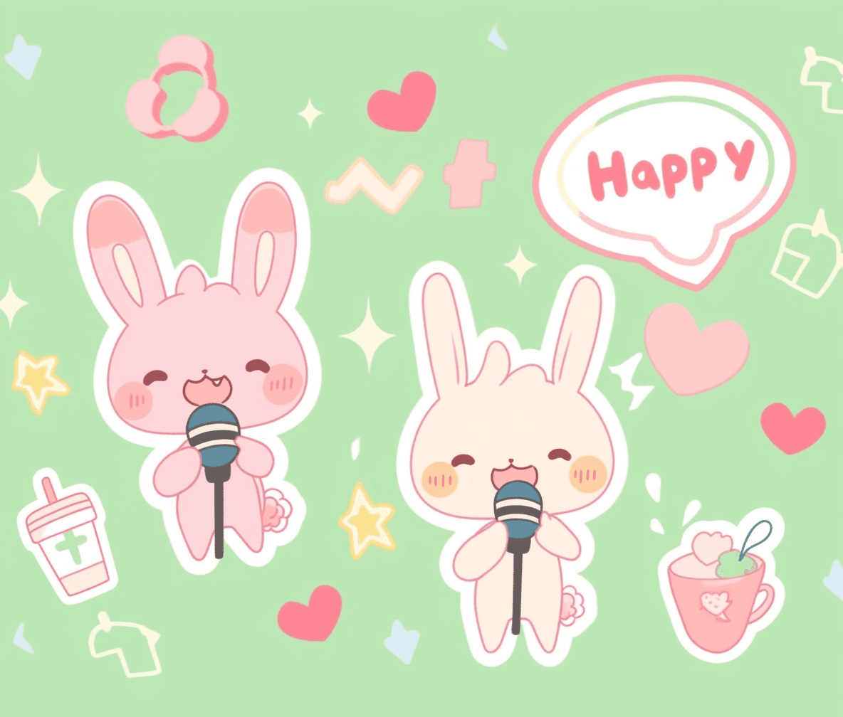 Bunny 303 original repeating artwork