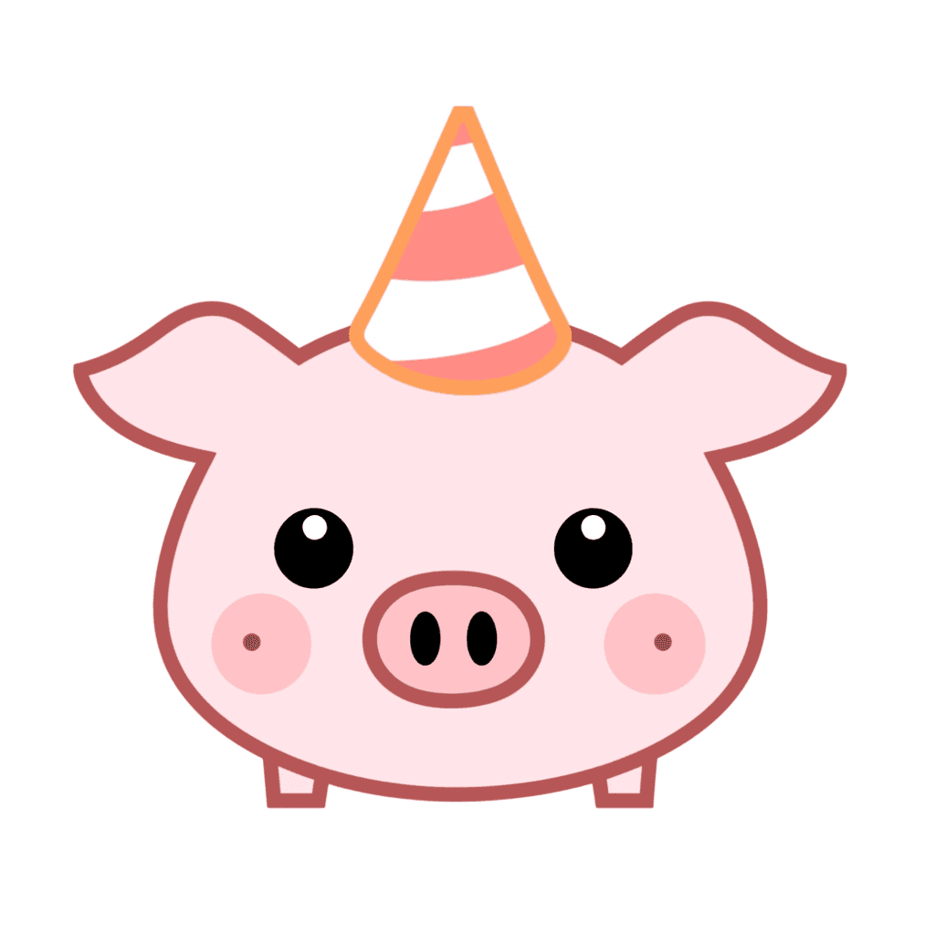 Piglet Fair original repeating artwork