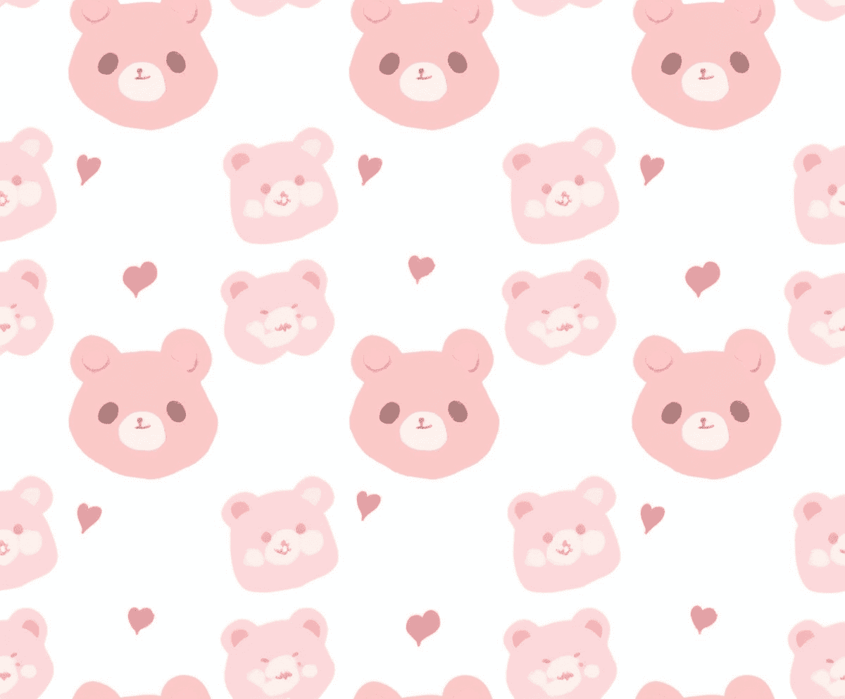 Bear Night original repeating artwork