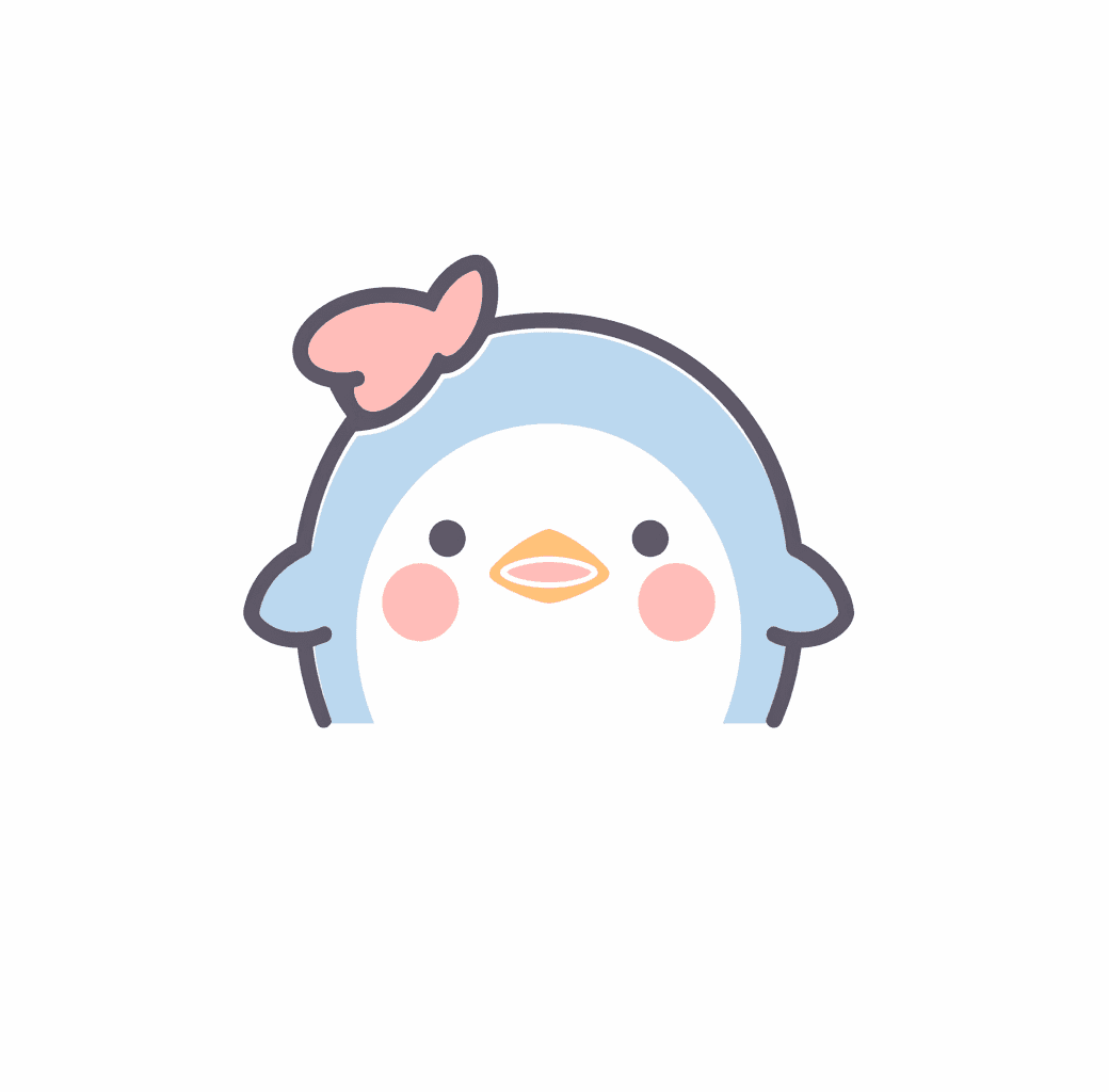 Penguin Street original repeating artwork