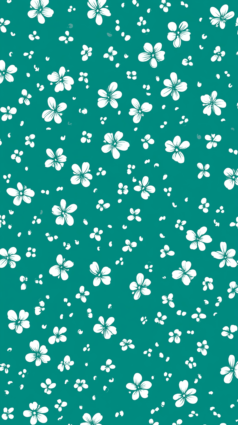 Blossom Winter original repeating artwork