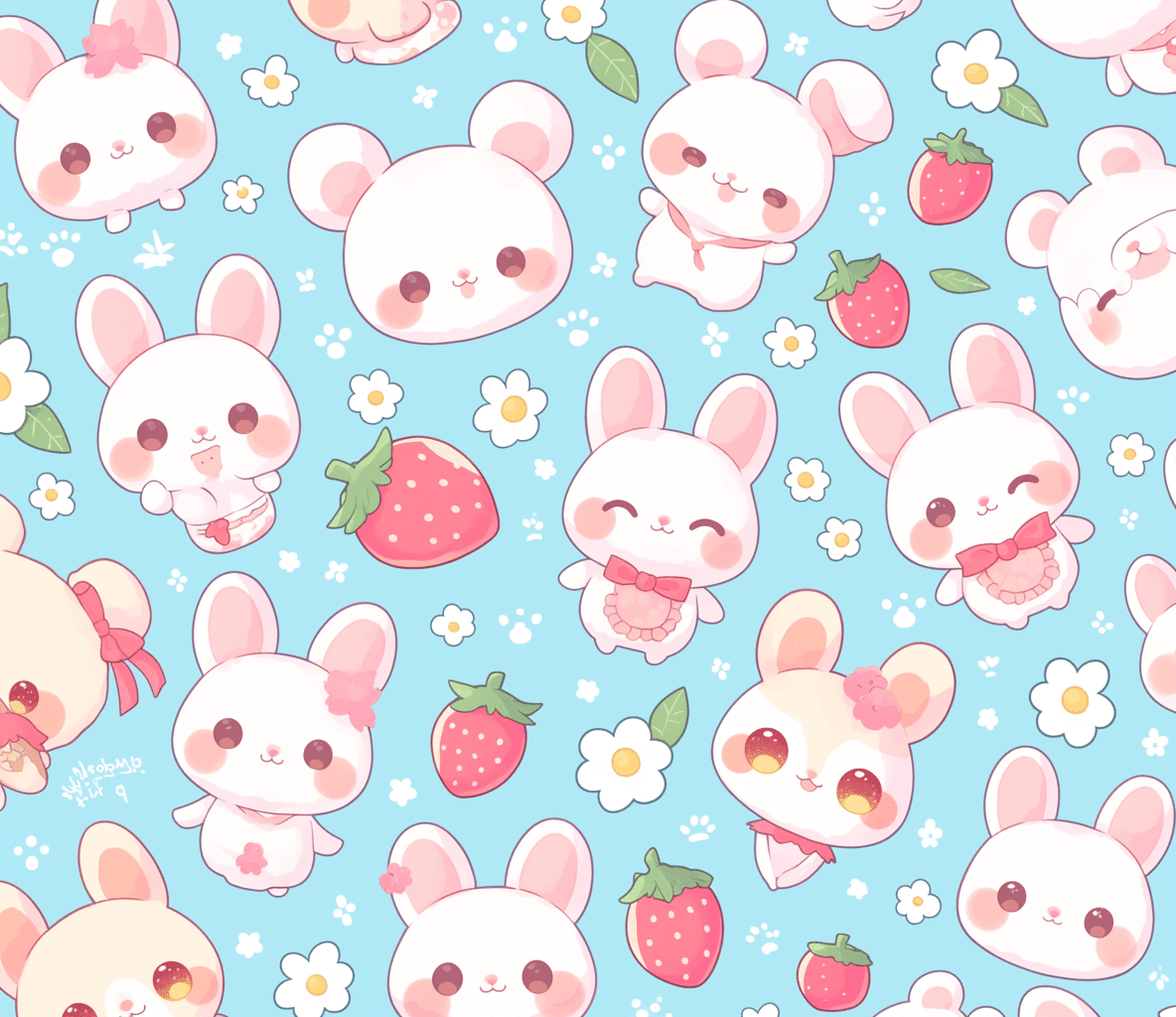 Bunny 063 original repeating artwork