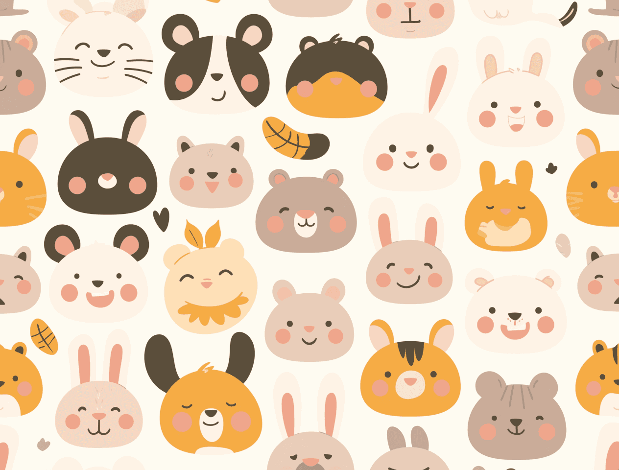 Animals 005 original repeating artwork