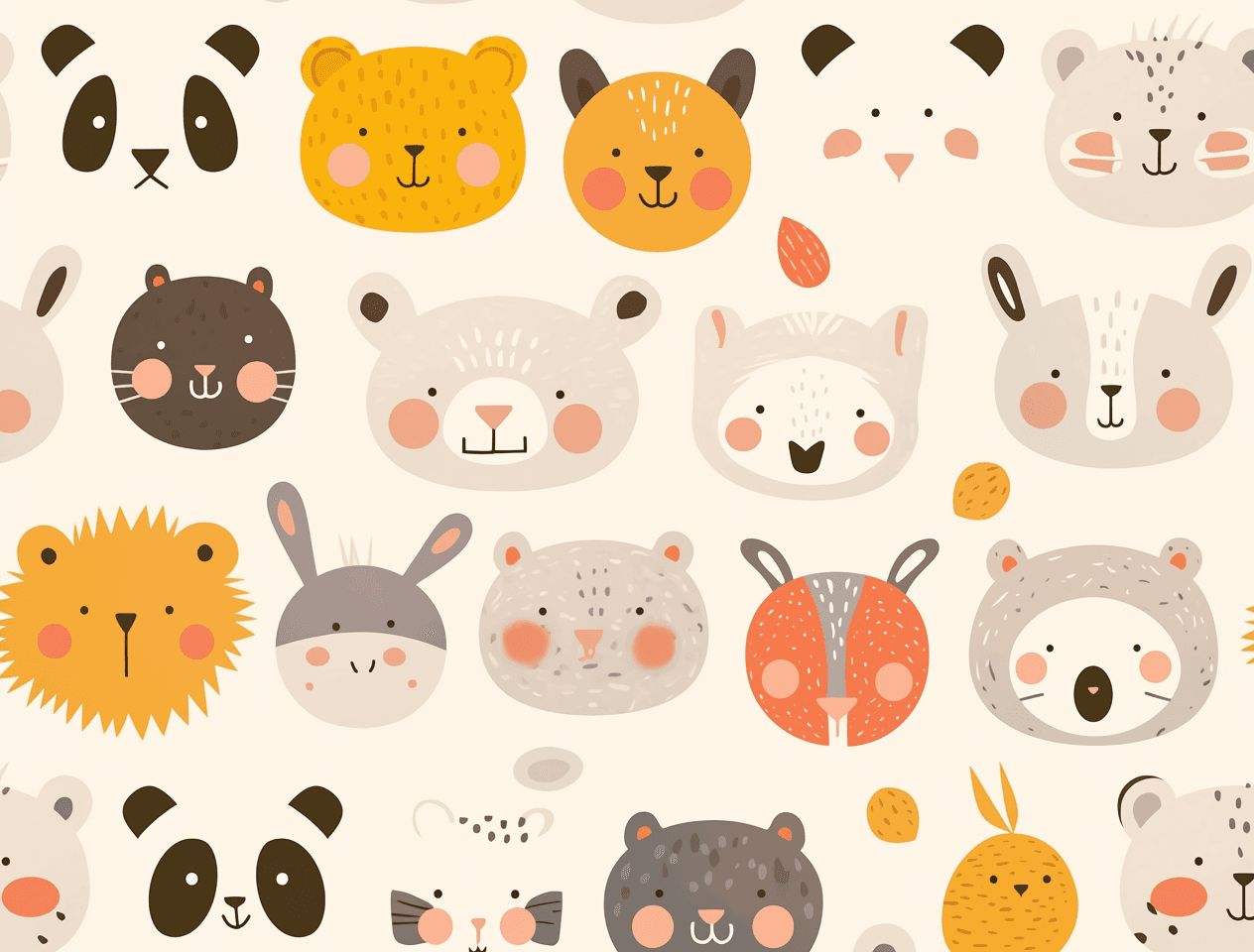 Animals 002 original repeating artwork