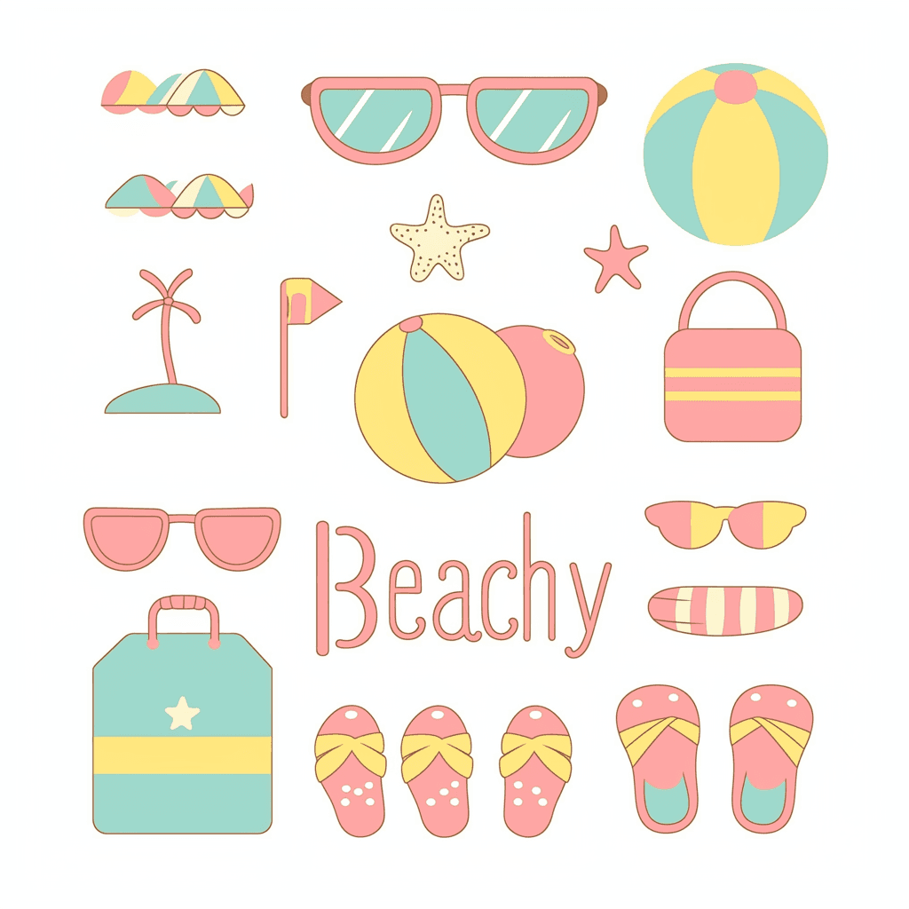 Seaside Golden original repeating artwork