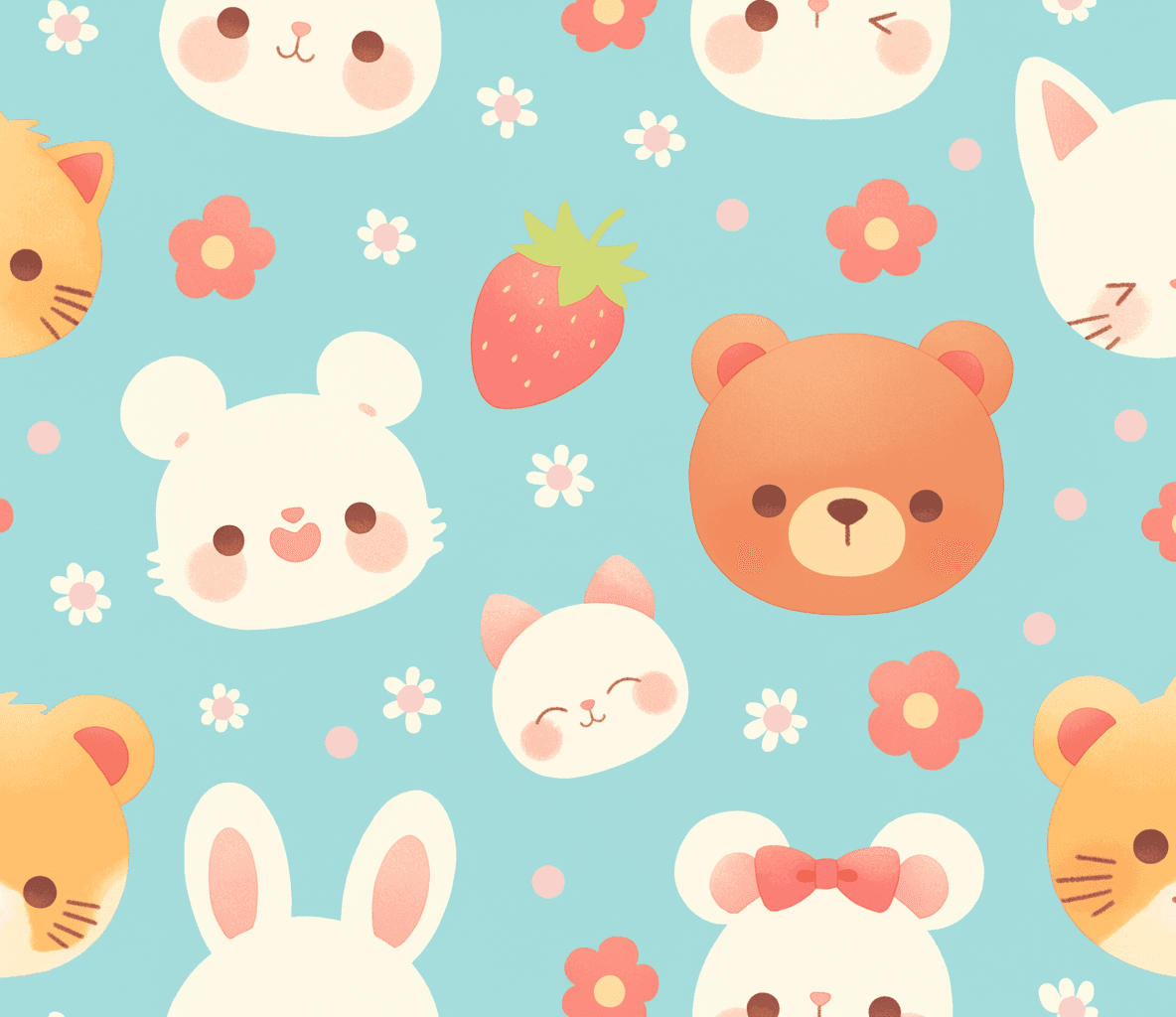 Animals Mark original repeating artwork