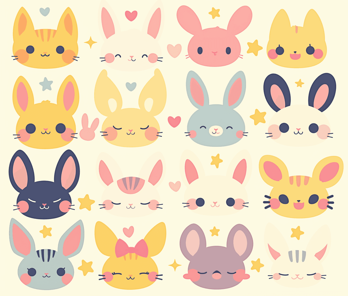 Bunny 167 original repeating artwork