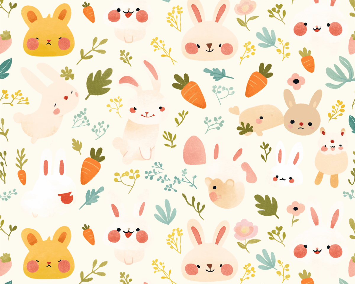 Animals Flare original repeating artwork