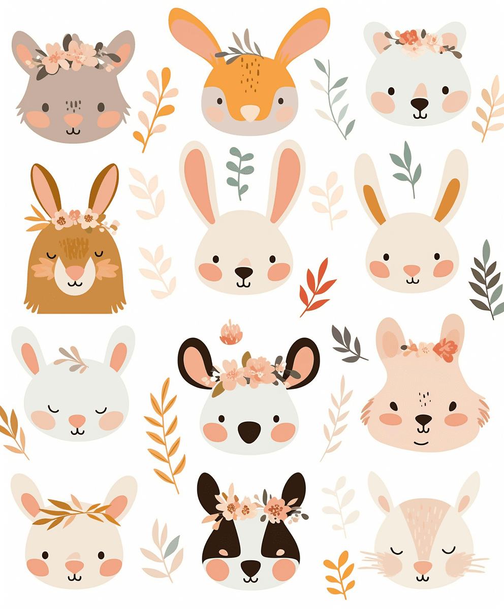 Animals 173 original repeating artwork