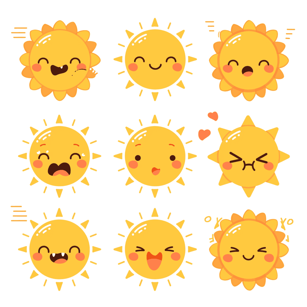 Sun Shine On original repeating artwork
