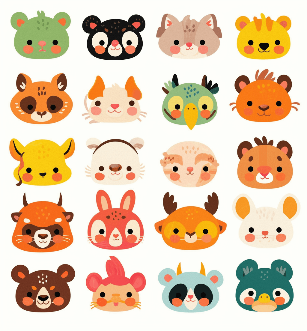Animals 088 original repeating artwork