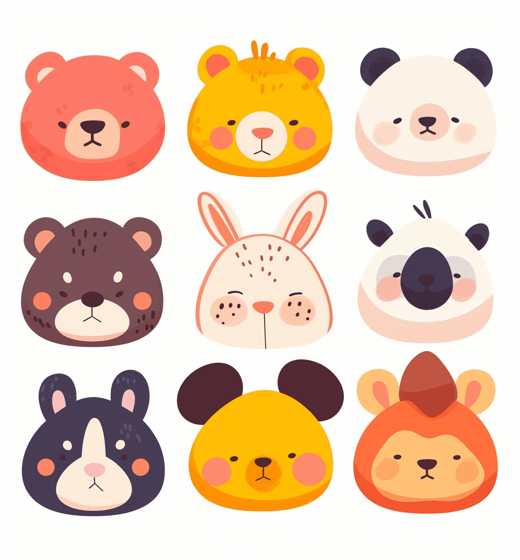 Animals 136 original repeating artwork