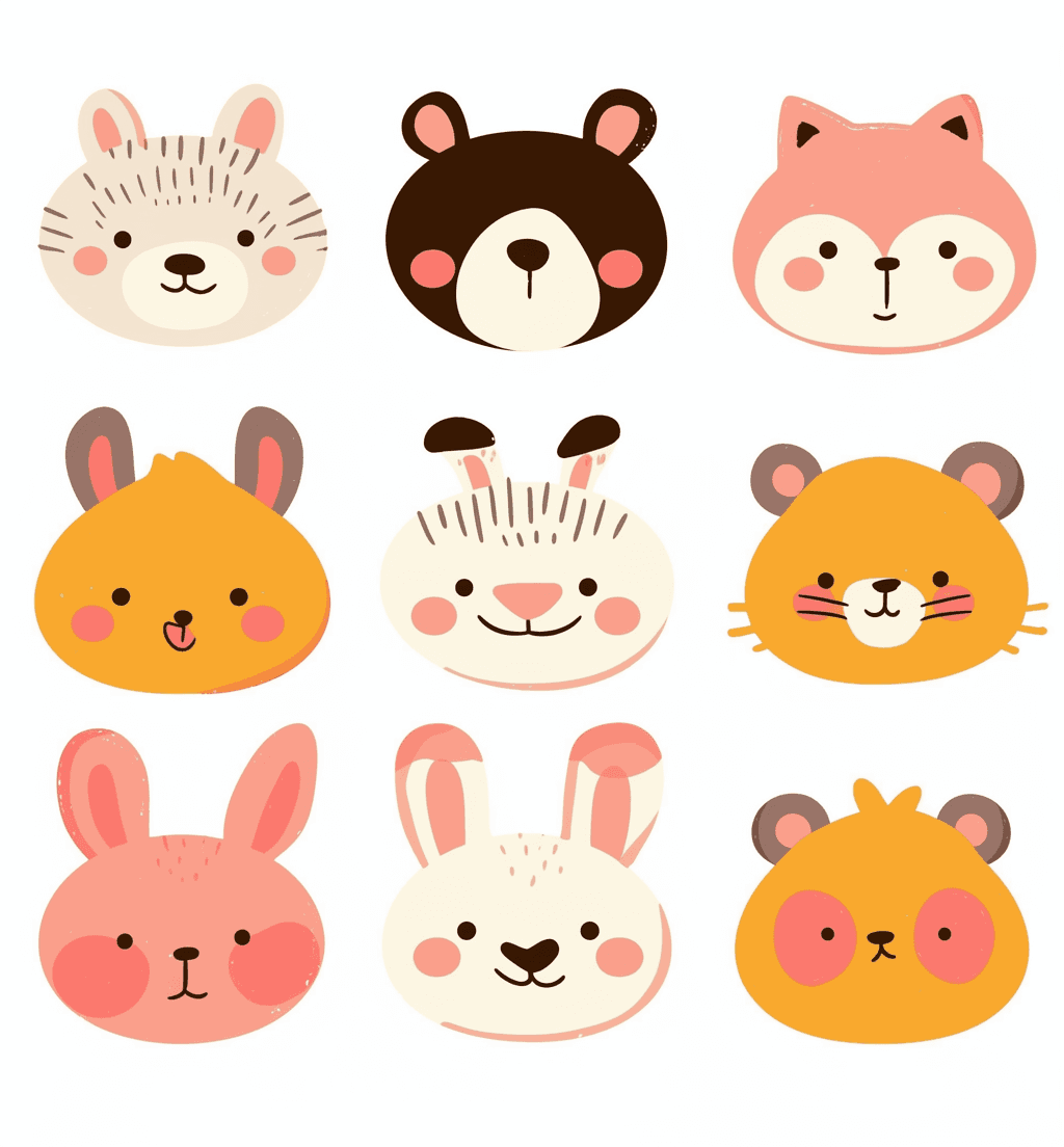 Animals 222 original repeating artwork