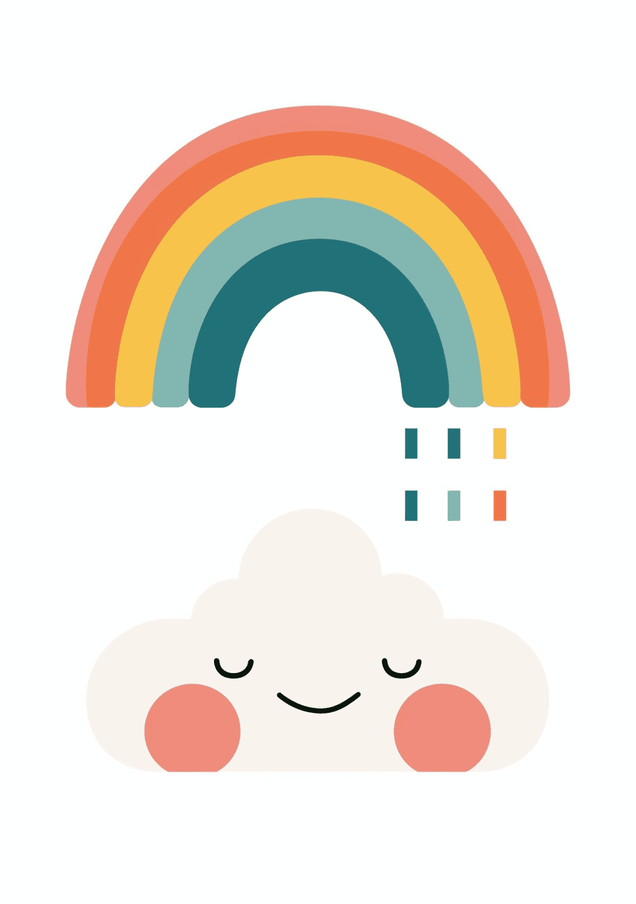 Rainbow 014 original repeating artwork