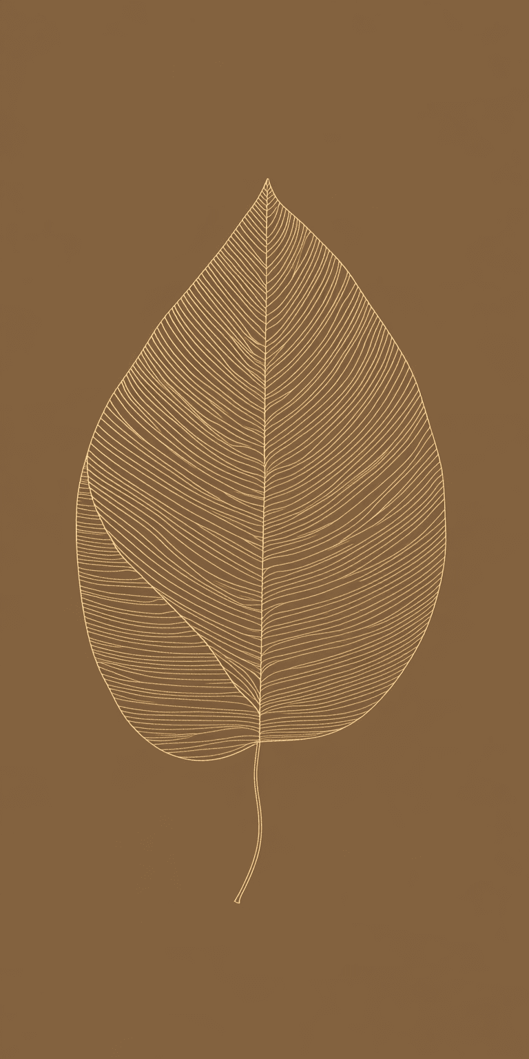 Leaves Blast original repeating artwork