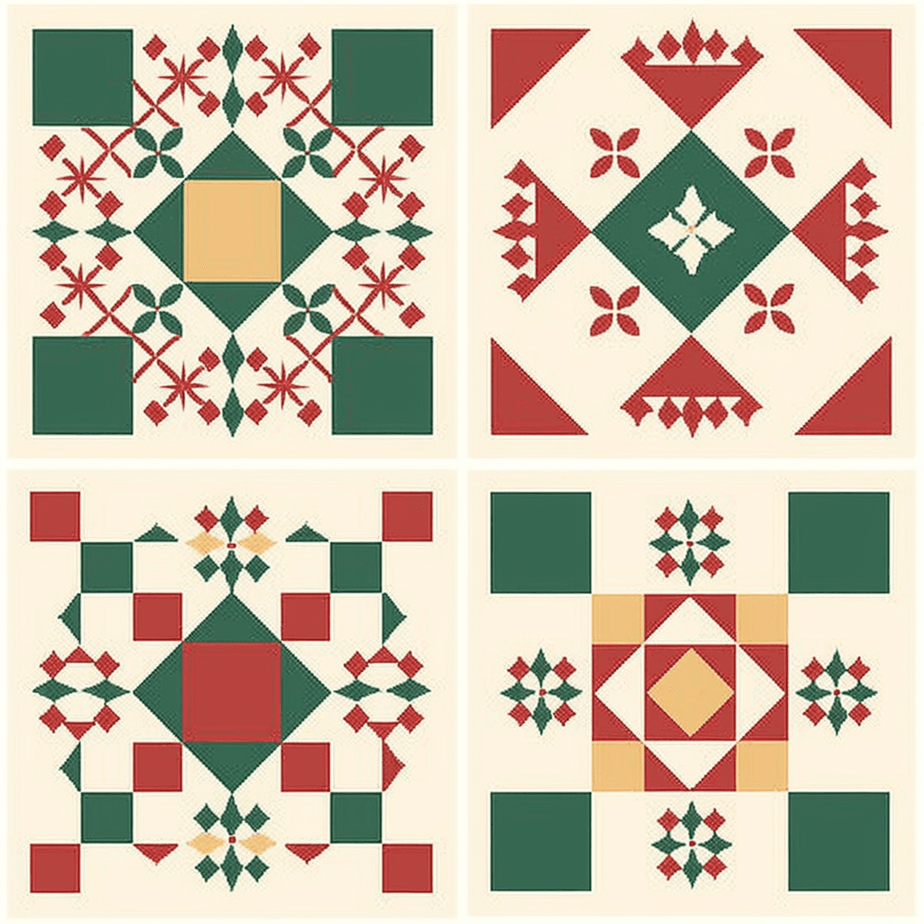 Retro Design Pals original repeating artwork