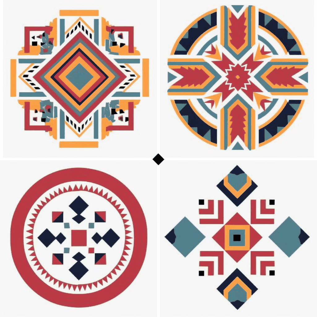 Retro Design Gang original repeating artwork