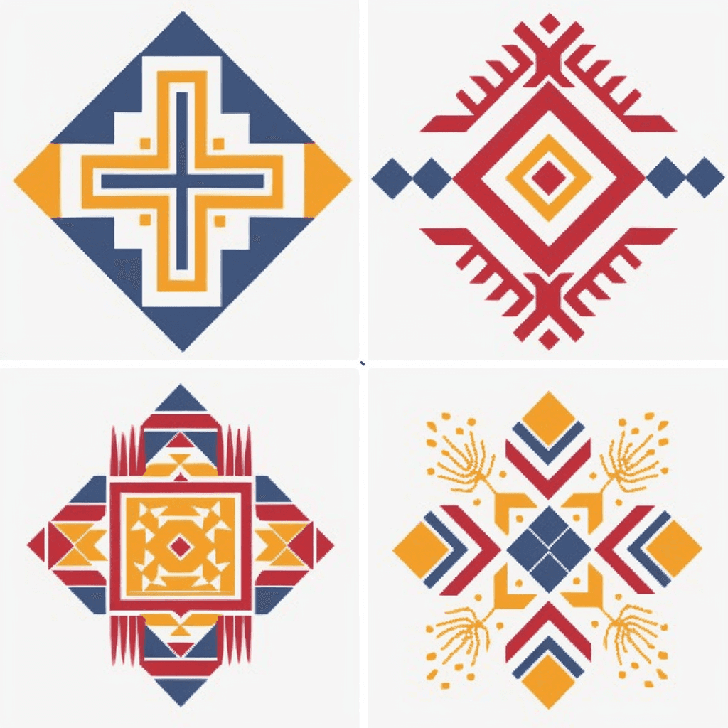Retro Design Carnival original repeating artwork