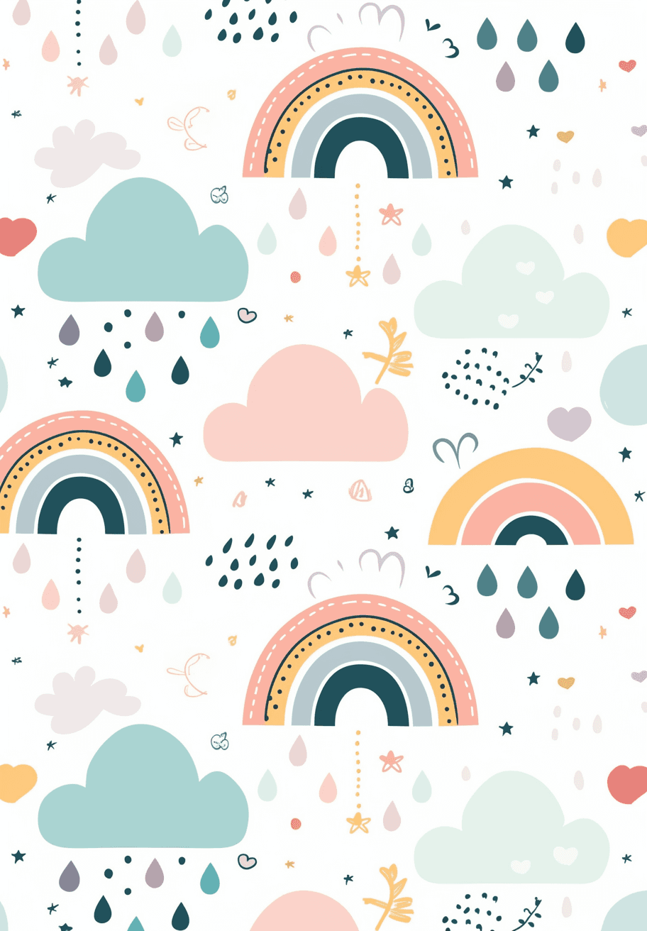 Rainbow 010 original repeating artwork