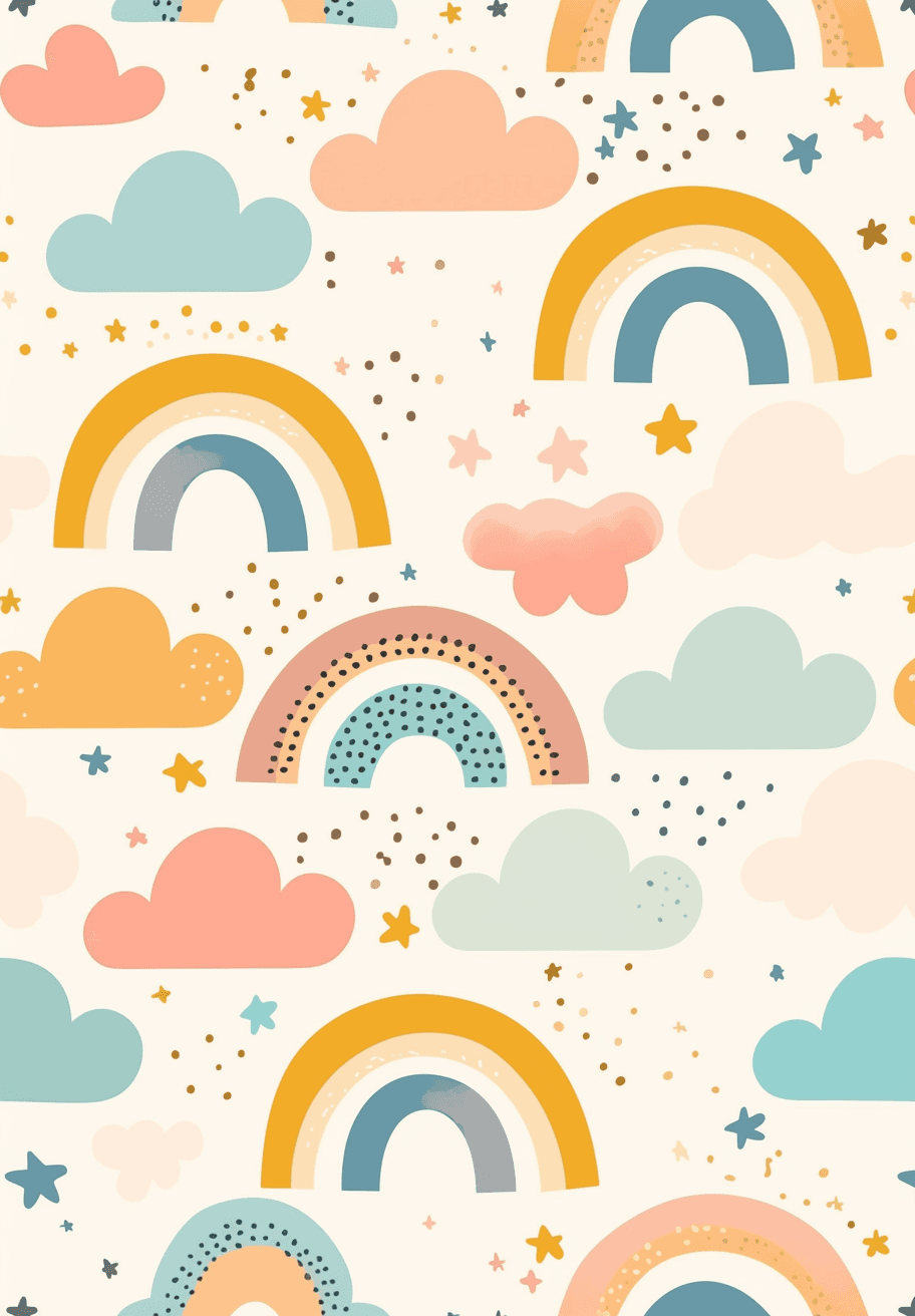 Rainbow 008 original repeating artwork