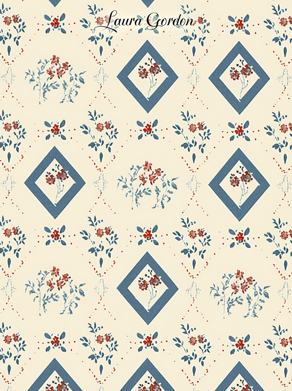 Blossom 607 original repeating artwork