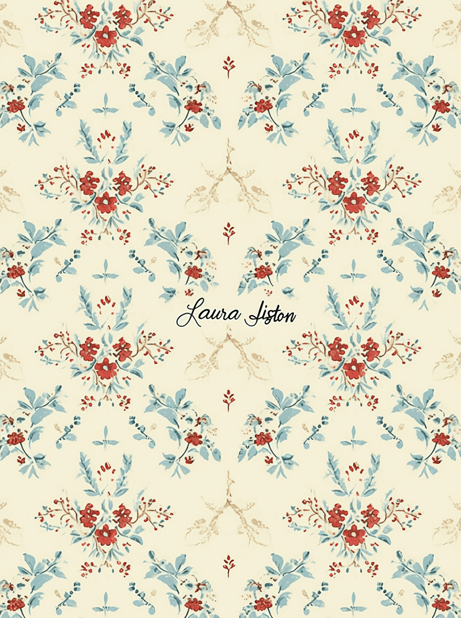 Blossom Morning original repeating artwork