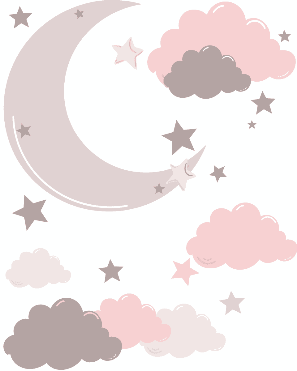 Moon Picnic original repeating artwork