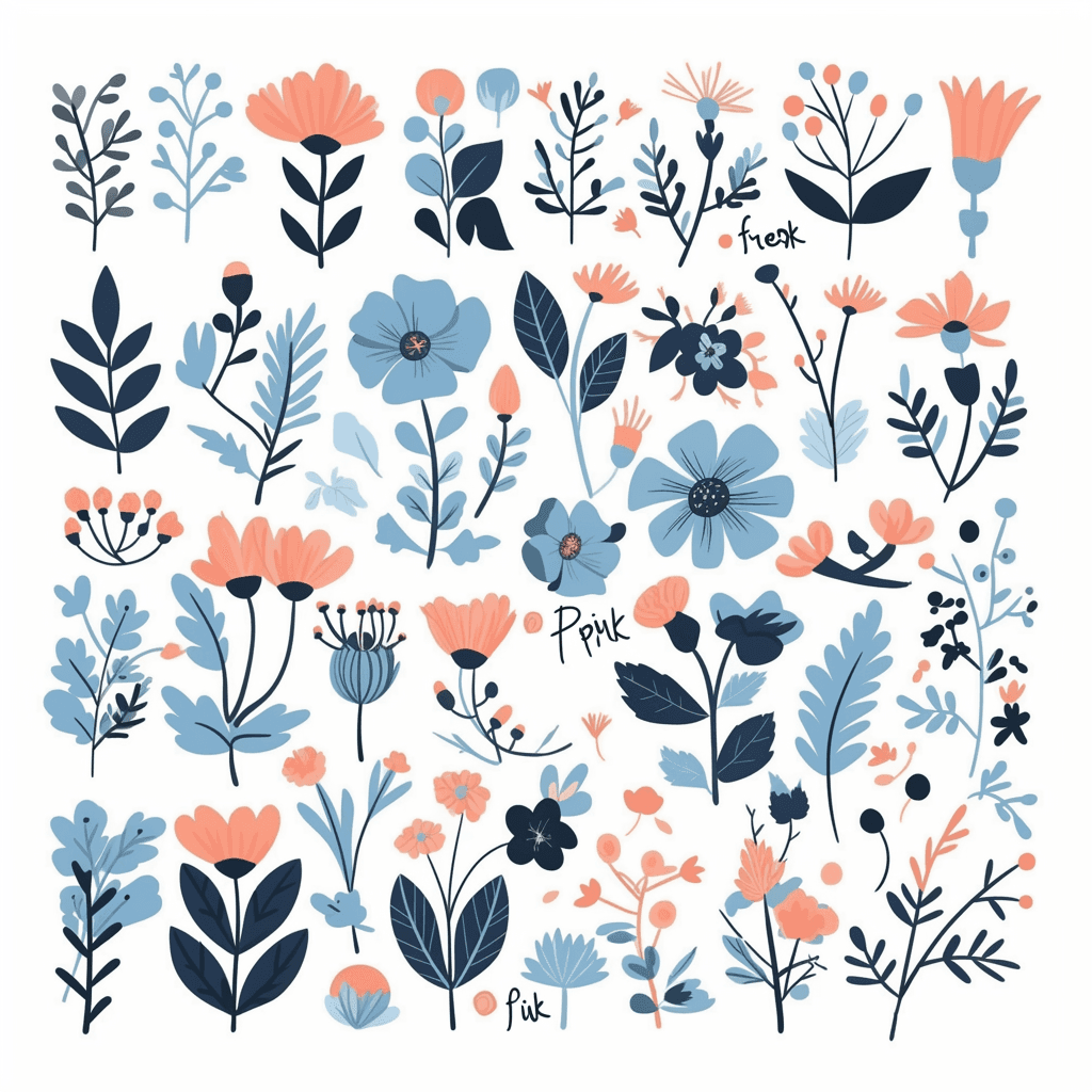 Blossom 1232 original repeating artwork