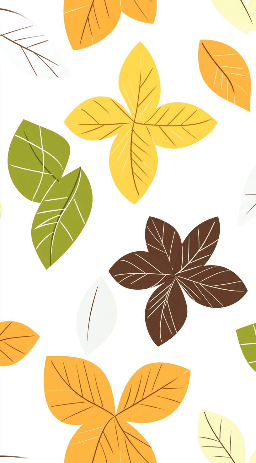 Leaves Gang original repeating artwork