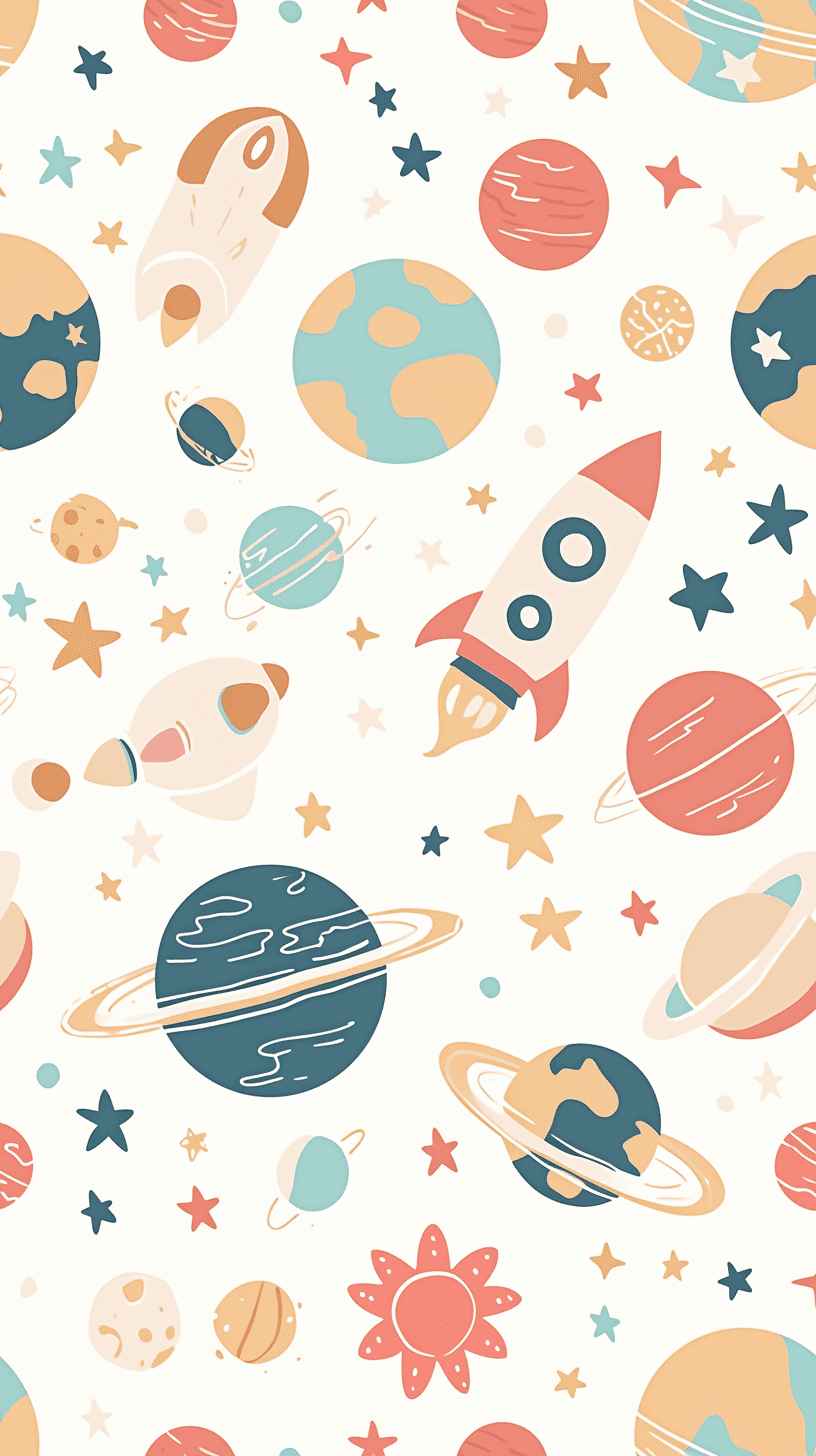 Planet Point original repeating artwork