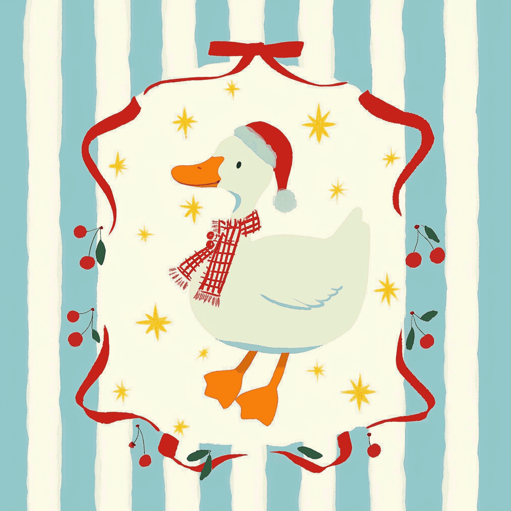 Duck Pals original repeating artwork