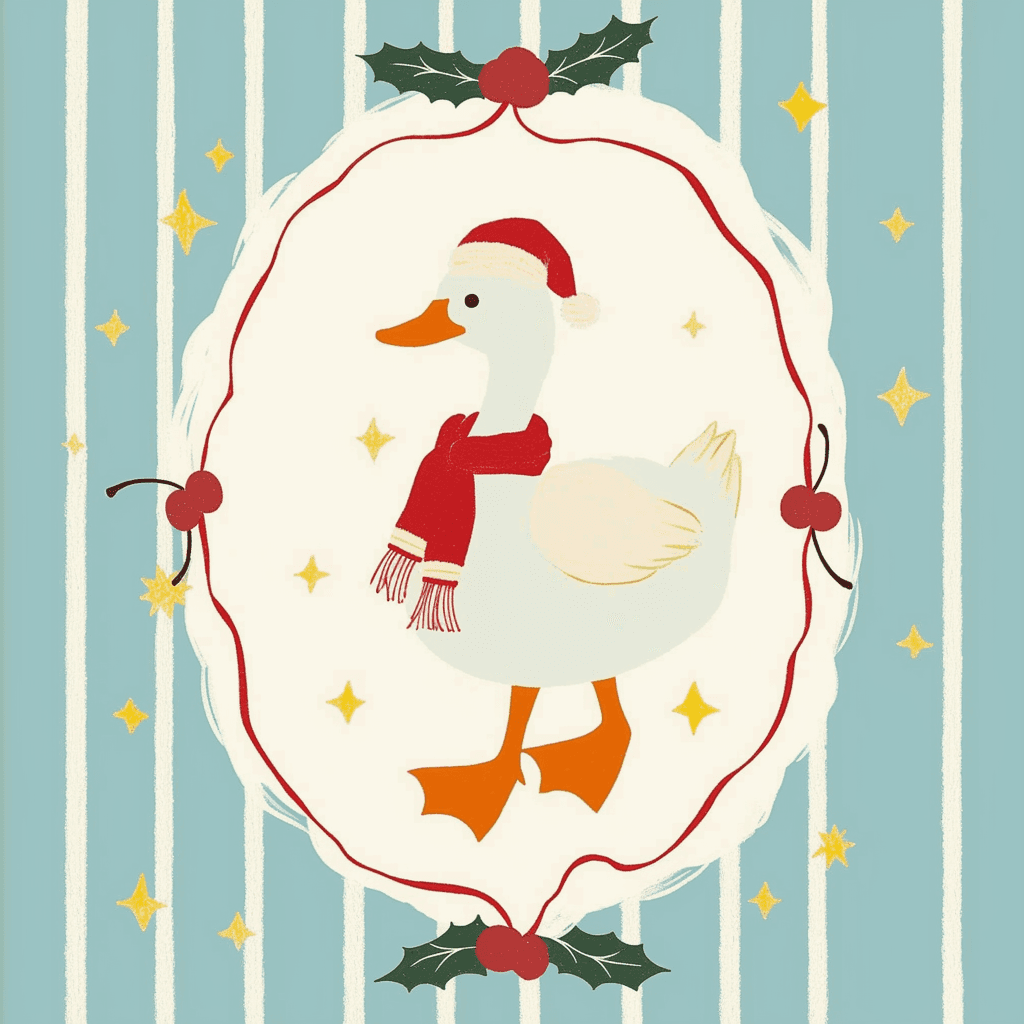 Duck original repeating artwork